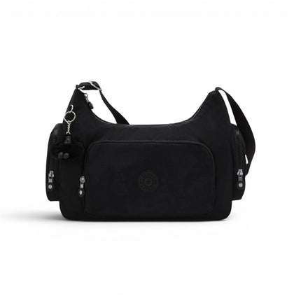 Borsa con Tracolla Multitasche in Tessuto Nero | Kipling GABBINA BLACK NOIR Kipling 