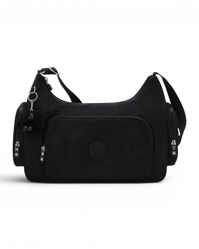 Borsa con Tracolla Multitasche in Tessuto Nero | Kipling GABBINA BLACK NOIR Kipling 