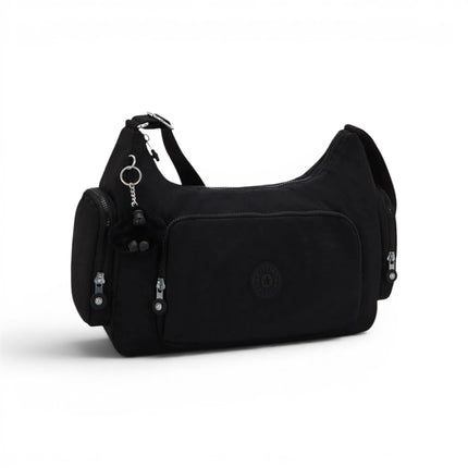 Borsa con Tracolla Multitasche in Tessuto Nero | Kipling GABBINA BLACK NOIR Kipling 