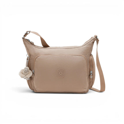 Borsa con Tracolla Multitasche in Tessuto Beige | Kipling GABB TAN BEIGE Kipling 