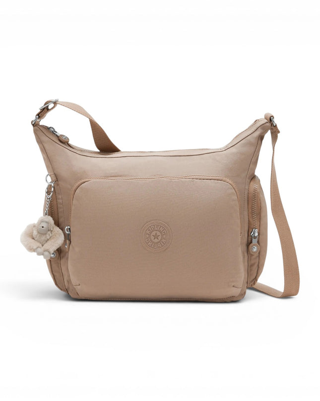 Borsa con Tracolla Multitasche in Tessuto Beige | Kipling GABB TAN BEIGE Kipling 