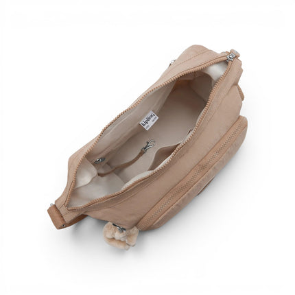 Borsa con Tracolla Multitasche in Tessuto Beige | Kipling GABB TAN BEIGE Kipling 