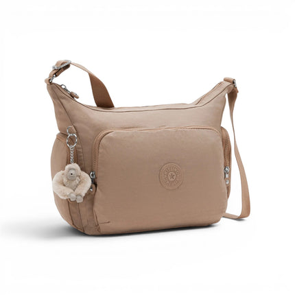Borsa con Tracolla Multitasche in Tessuto Beige | Kipling GABB TAN BEIGE Kipling 