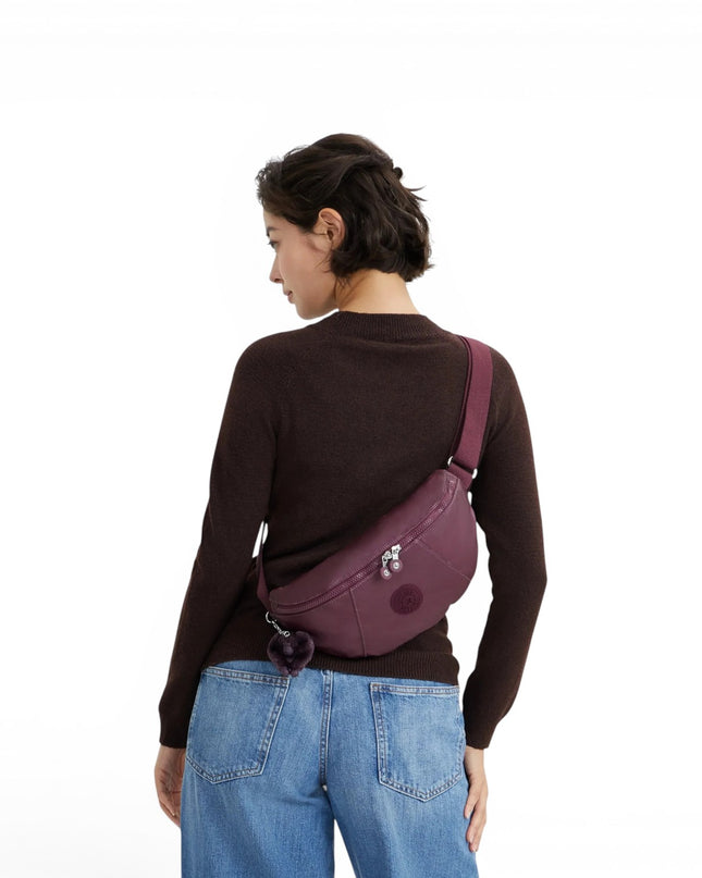 Marsupio con Tracolla in Tessuto Metal Vino | Kipling MACI GRAPE WINE MET Kipling 