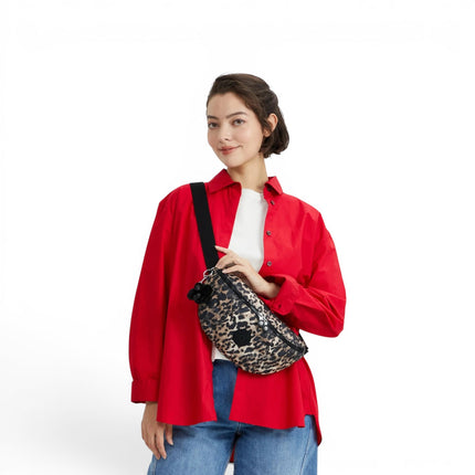 Marsupio con Tracolla in Tessuto Leopard | Kipling MACI WILD LEOPARD Kipling 