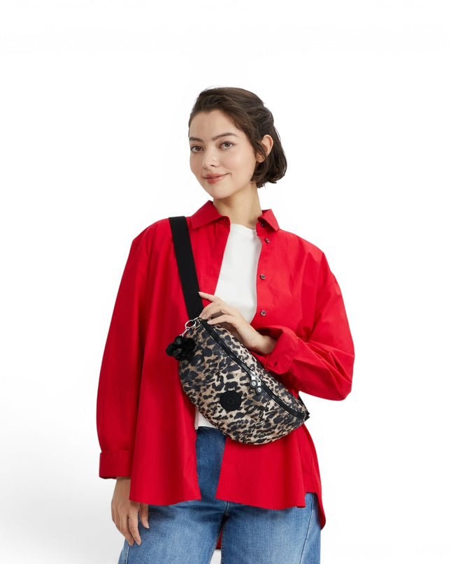 Marsupio con Tracolla in Tessuto Leopard | Kipling MACI WILD LEOPARD Kipling 