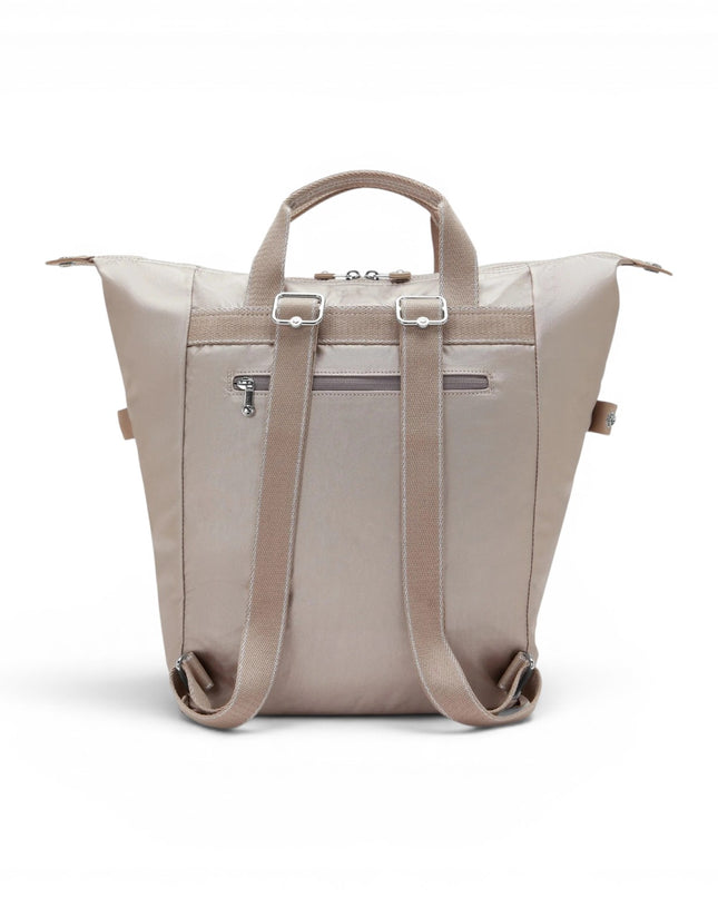 Zaino Con Porta Computer in Tessuto Laminato | Kipling NEW ART BACKPACK METALLIC GLOW Kipling 