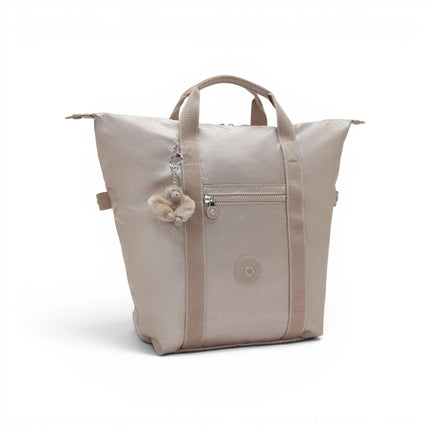 Zaino Con Porta Computer in Tessuto Laminato | Kipling NEW ART BACKPACK METALLIC GLOW Kipling 
