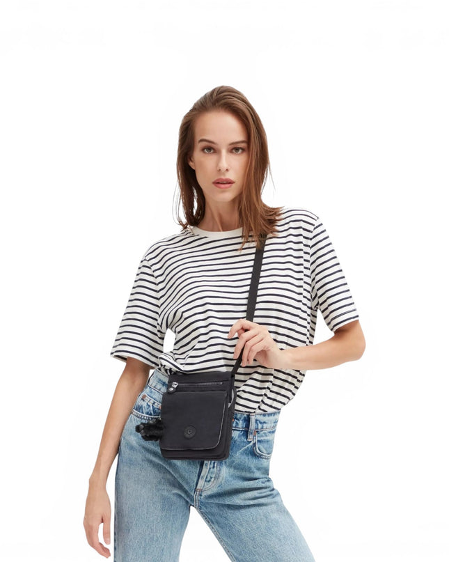Borsello Tracolla Multitasche in Tessuto Nero | Kipling NEW ELDORADO BLACK NOIR Kipling 