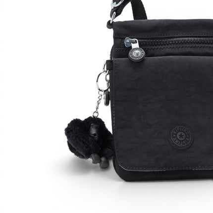 Borsello Tracolla Multitasche in Tessuto Nero | Kipling NEW ELDORADO BLACK NOIR Kipling 