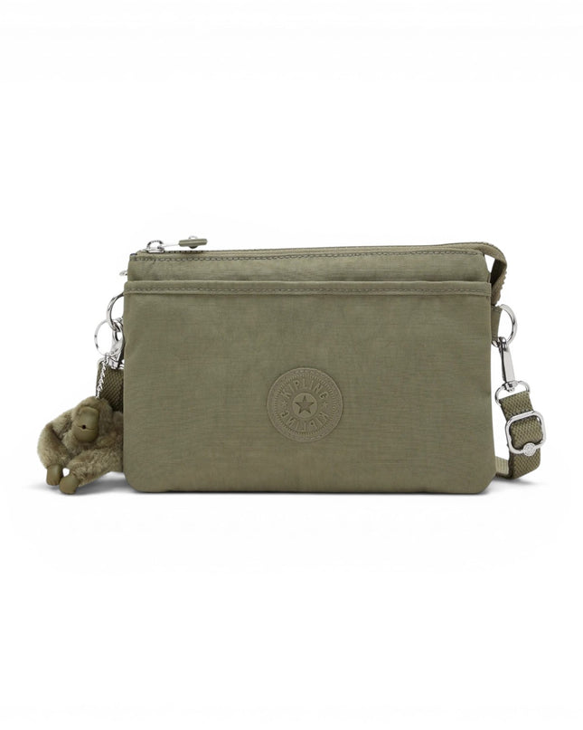 Borsetta Donna con Tracolla in Tessuto Sage Verde| Kipling RIRI ALMOST SAGE Kipling 