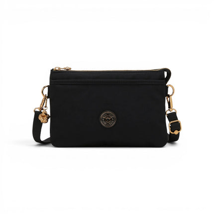 Borsetta Donna con Tracolla in Tessuto Nero Gold | Kipling RIRI BLUSH GOLD BLACK Kipling 