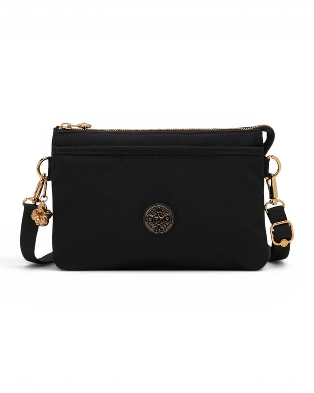 Borsetta Donna con Tracolla in Tessuto Nero Gold | Kipling RIRI BLUSH GOLD BLACK Kipling 