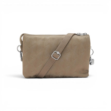 Borsetta Donna con Tracolla in Tessuto Beige | Kipling RIRI DIAMOND WAVE Kipling 