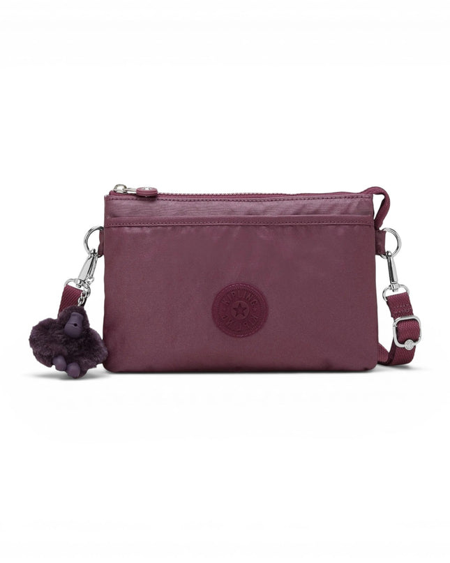Borsetta Donna con Tracolla in Tessuto Laminato Vino| Kipling RIRI GRAPE WINE MET Kipling 