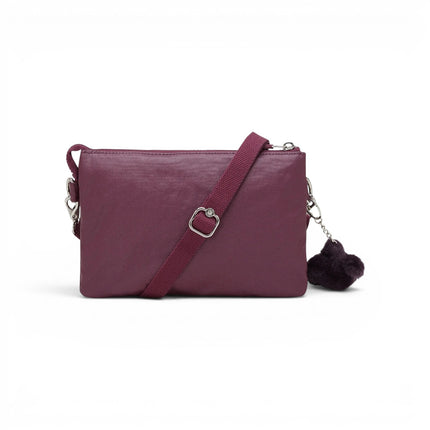 Borsetta Donna con Tracolla in Tessuto Laminato Vino| Kipling RIRI GRAPE WINE MET Kipling 
