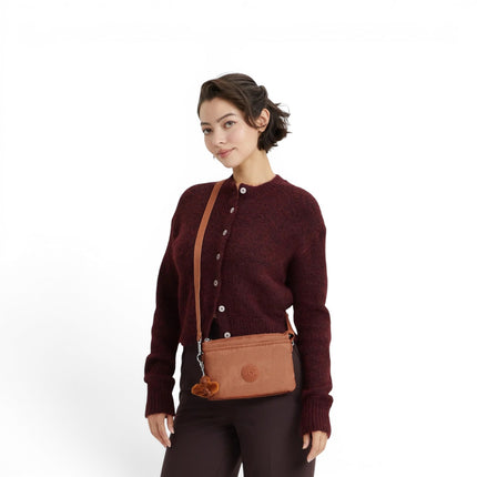 Borsetta Donna con Tracolla in Tessuto Soft Leo Mokka | Kipling RIRI STYLISH MOKKA Kipling 