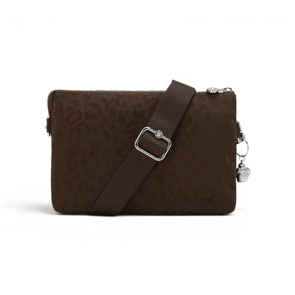 Borsetta Donna con Tracolla in Tessuto Soft Leo Marrone | Kipling RIRI LEO SOFT LEOPARD Kipling 