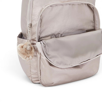 Zaino Porta Computer 15 Pollici Laminato | Kipling SEOUL METALLIC GLOW Kipling 