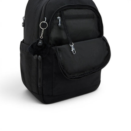 Zaino Porta Computer 15 Pollici Nero| Kipling SEOUL CABIN BLACK NOIR Kipling 