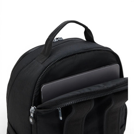Zaino Porta Computer 15 Pollici Nero| Kipling SEOUL CABIN BLACK NOIR Kipling 