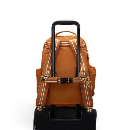 Zaino Porta Computer 15 Pollici Mokka Arancio | Kipling SEOUL CABIN STYLISH MOKKA Kipling 
