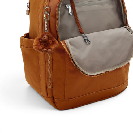 Zaino Porta Computer 15 Pollici Mokka Arancio | Kipling SEOUL CABIN STYLISH MOKKA Kipling 