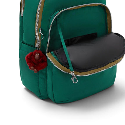 Zaino Porta Computer 15 Pollici Verde Moss | Kipling SEOUL LAP HIDEWAY MOSS C Kipling 