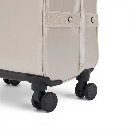 Trolley Medio Multiscomparti in Tessuto Laminato 4 Ruote | Kipling SPONTANEOUS M METALLIC GLOW Kipling 