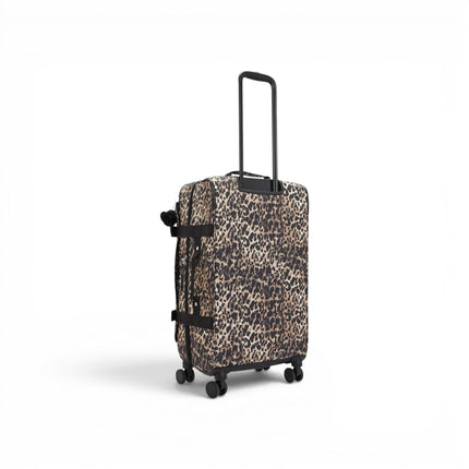 Trolley Medio Multiscomparti in Tessuto Leopard 4 Ruote | Kipling SPONTANEOUS M WILD LEOPARD Kipling 