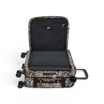 Trolley Bagaglio a Mano Leopard 4 Ruote | Kipling SPONTANEOUS S WILD LEOPARD Kipling 