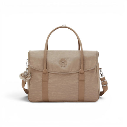 Borsa Lavoro Multitasche con Tracolla in Tessuto Beige | Kipling SUPERWORKER TAN BEIGE Kipling 