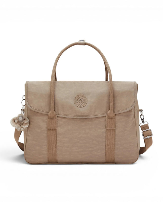 Borsa Lavoro Multitasche con Tracolla in Tessuto Beige | Kipling SUPERWORKER TAN BEIGE Kipling 