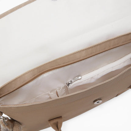 Borsa Lavoro Multitasche con Tracolla in Tessuto Beige | Kipling SUPERWORKER TAN BEIGE Kipling 
