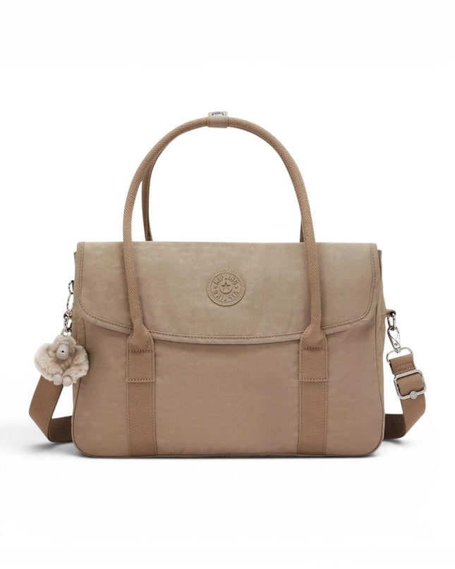 Borsa Lavoro Multitasche con Tracolla in Tessuto Beige | Kipling SUPERWORKER S TAN BEIGE Kipling 