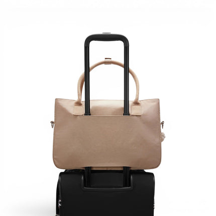 Borsa Lavoro Multitasche con Tracolla in Tessuto Beige | Kipling SUPERWORKER S TAN BEIGE Kipling 