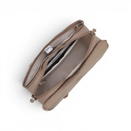 Borsa Lavoro Multitasche con Tracolla in Tessuto Beige | Kipling SUPERWORKER S TAN BEIGE Kipling 