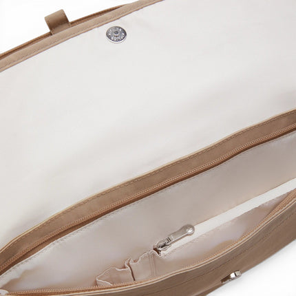 Borsa Lavoro Multitasche con Tracolla in Tessuto Beige | Kipling SUPERWORKER S TAN BEIGE Kipling 