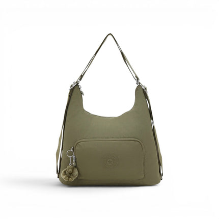 Borsa Zaino Convertibile in Tessuto Sage Verde | Kipling YENNA ALMOST SAGE Kipling 