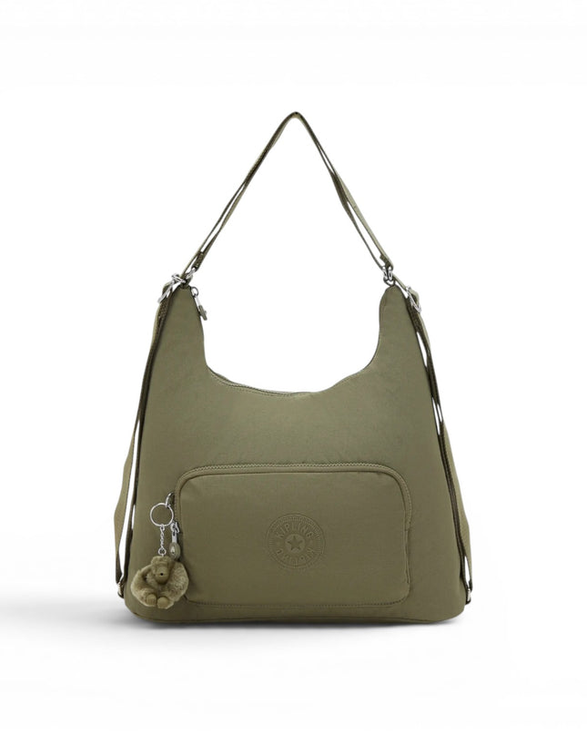 Borsa Zaino Convertibile in Tessuto Sage Verde | Kipling YENNA ALMOST SAGE Kipling 