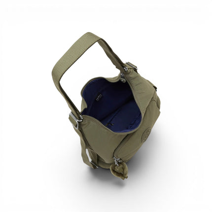Borsa Zaino Convertibile in Tessuto Sage Verde | Kipling YENNA ALMOST SAGE Kipling 