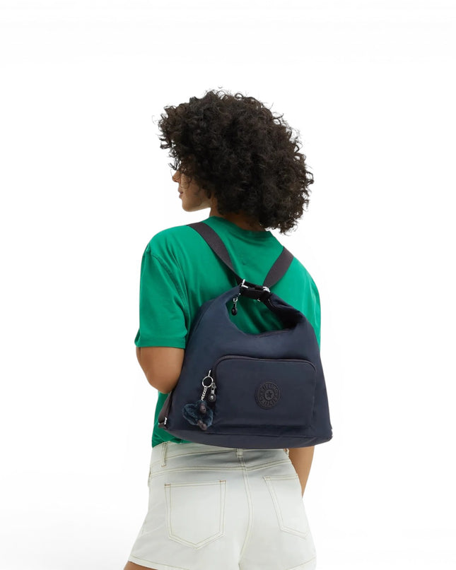 Borsa Zaino Convertibile in Tessuto Blue Blu | Kipling YENNA BLUE BLUE Kipling 