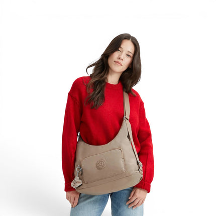 Borsa Zaino Convertibile in Tessuto Tan Beige | Kipling YENNA TAN BEIGE Kipling 