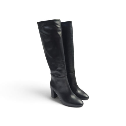 Stivale Donna Tubolare Tacco Alto in Pelle Nera | Luis Anne MAYA 8701 BLACK Luis Anne 