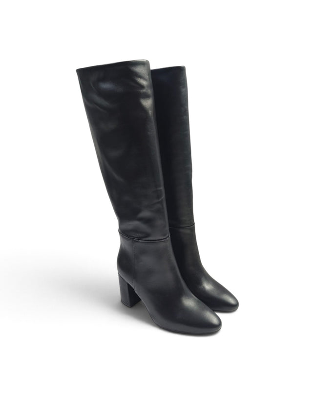 Stivale Donna Tubolare Tacco Alto in Pelle Nera | Luis Anne MAYA 8701 BLACK Luis Anne 