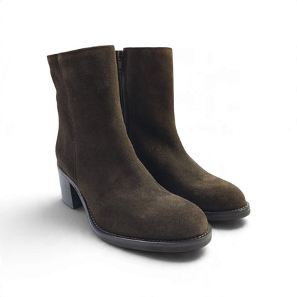 Stivaletto Donna con Tacco in Camoscio Moro | Luis Anne TONYA 2506 BROWN Luis Anne 