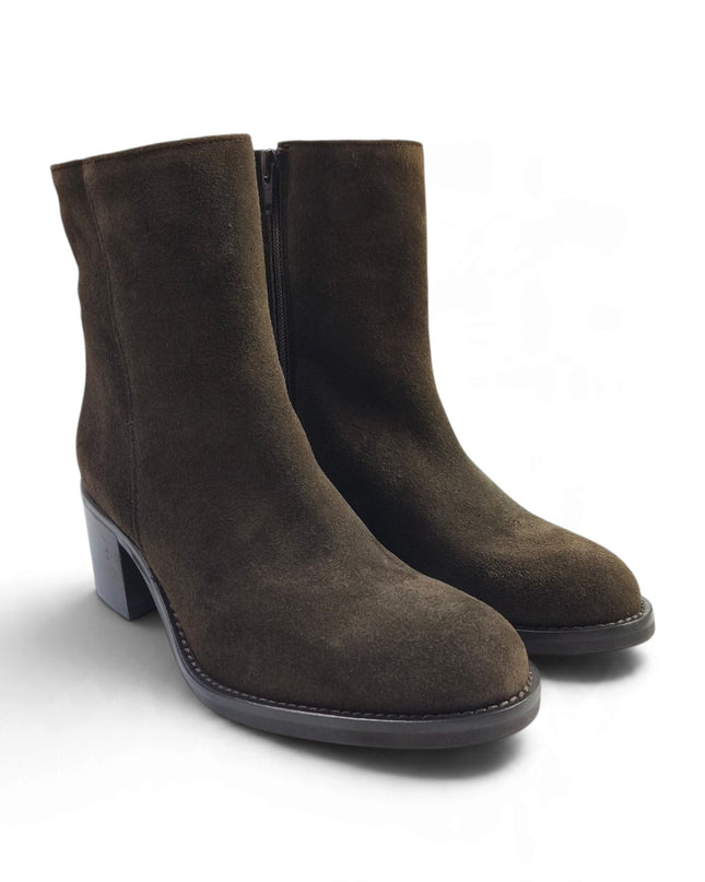 Stivaletto Donna con Tacco in Camoscio Moro | Luis Anne TONYA 2506 BROWN Luis Anne 