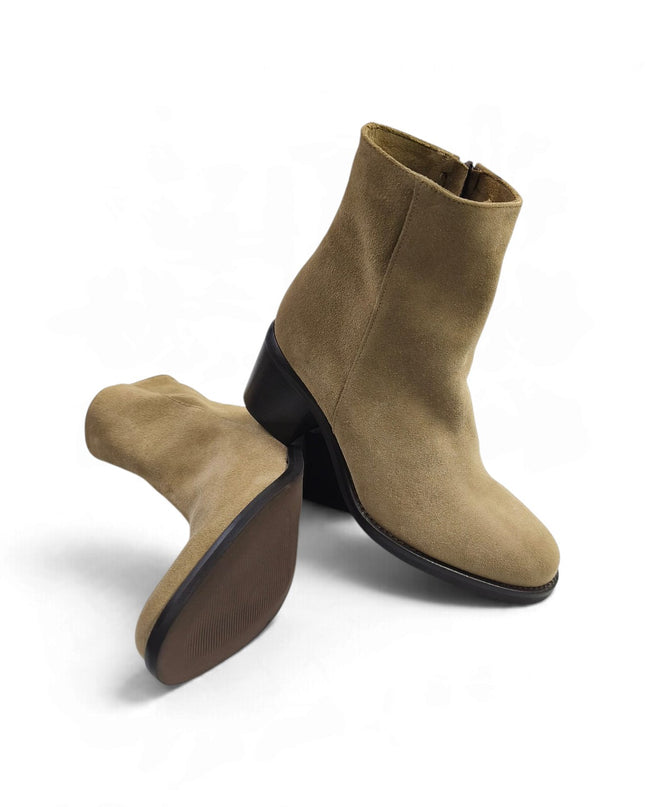 Stivaletto Donna con Tacco in Camoscio Beige | Luis Anne TONYA 2506 STEPPA Luis Anne 