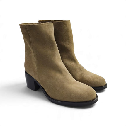 Stivaletto Donna con Tacco in Camoscio Beige | Luis Anne TONYA 2506 STEPPA Luis Anne 