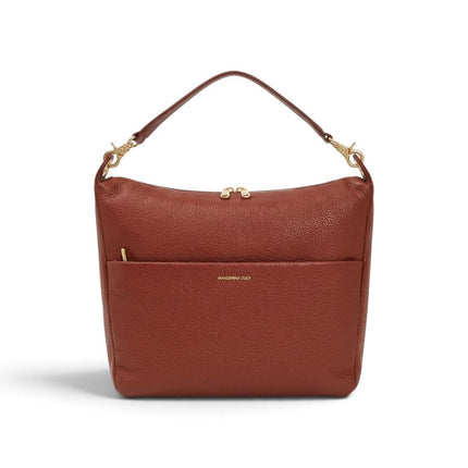 Borsa Donna Multitasche in Pelle Havana Mattone | Mandarina Duck FZTA2 MELLOW LEATHER HAVANA Mandarina Duck 